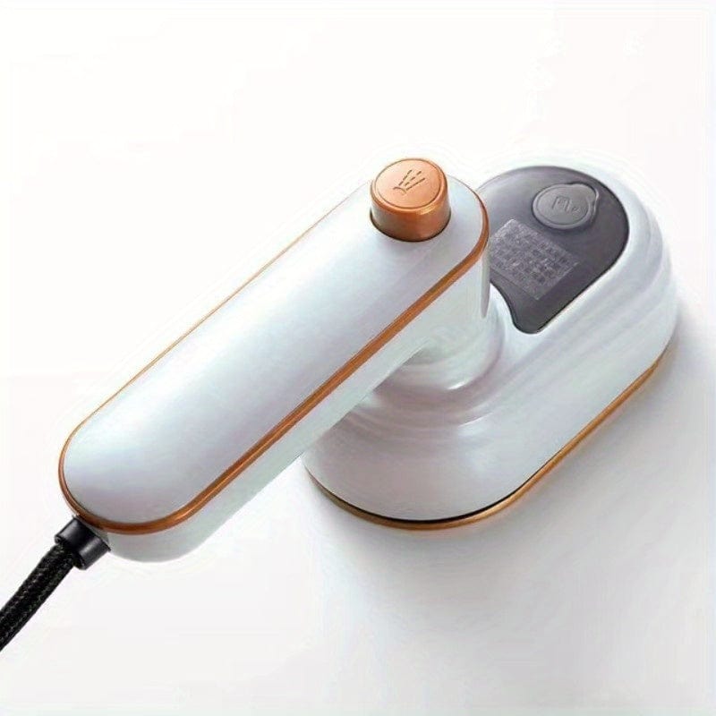 Fer à Vapeur de Voyage Pliable - 180° Rotation, Qualité Professionnelle, Alimenté par Prise - Maison et Voyage white