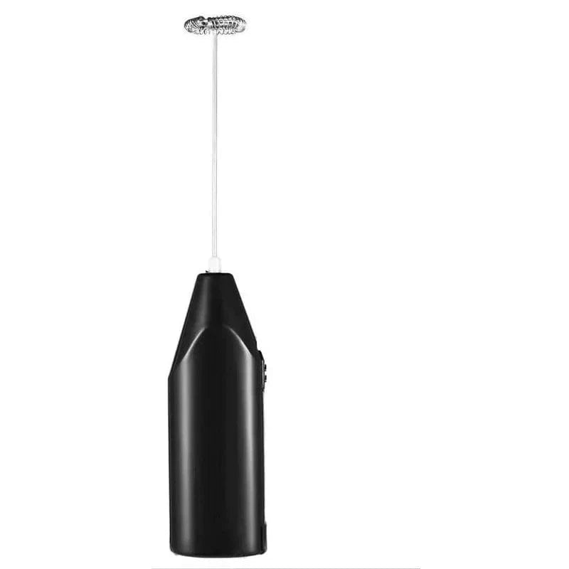 Fouet à lait électrique portable pour cappuccino et milkshake Black