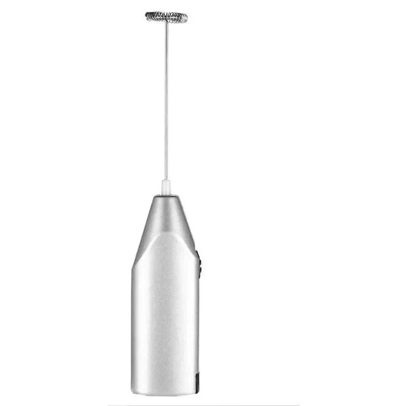 Fouet à lait électrique portable pour cappuccino et milkshake Silver