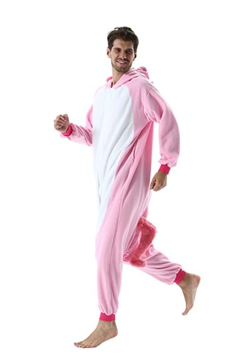Combinaison Pyjama Homme Licorne Rose