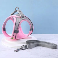 harnais-chat-anti-fugue-rose | EXPLORER HARNESS™ - Happy minet