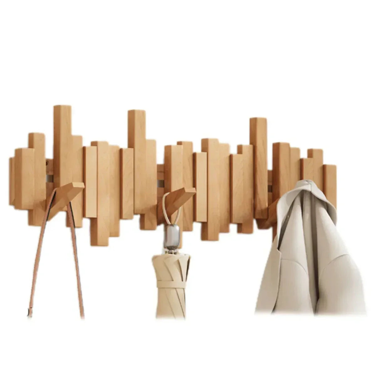 Porte-Manteau Mural WoodHarmonie – Design Élégant & Organisation Optimale