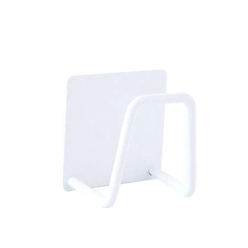 Kitchen Organizer Sponge Holder Soap Drying Rack Self Adhesive Sink Drain Racks Stainless Steel Sink Wall Storage Racks Hooks c