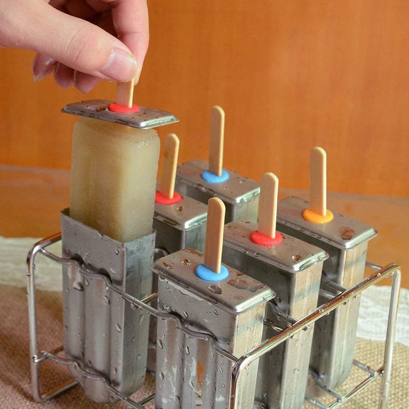 Moule à Glace en Inox pour Glaces à l'eau et Esquimaux