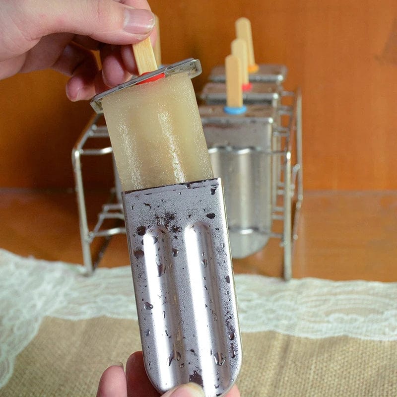 Moule à Glace en Inox pour Glaces à l'eau et Esquimaux
