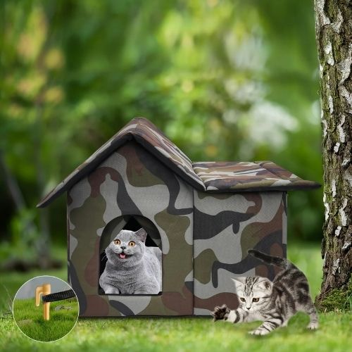NICHE EXTERIEUR CHAT SPACIEUSE