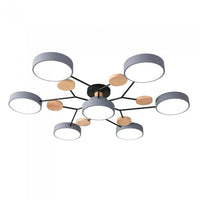 Lampe de plafond LED Nordic Branched Disc - Élégance et chaleur dans votre intérieur