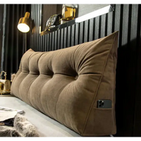 Oreiller compensé - Confort de luxe pour un sommeil réparateur Marron / Petit– (100 cm x 50 20 cm)