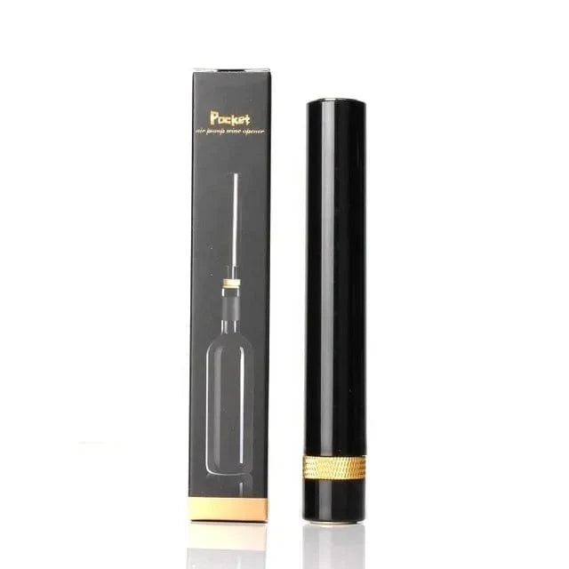 Ouvre-bouteille à vin sous pression air Pompe Vacuum Liège en Acier Inoxydable - Accessoire Cave à Vin 08 GD