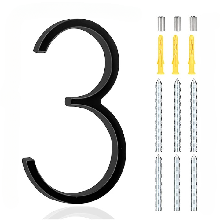Plaque Numéro Maison Robuste et Durable