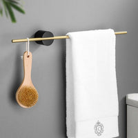 LuxeHang | Étagère à serviettes en métal moderne et élégante, mobile
