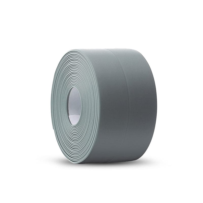 Ruban d'étanchéité adhésif pour salle de bain et cuisine 3.8 cm / Gris
