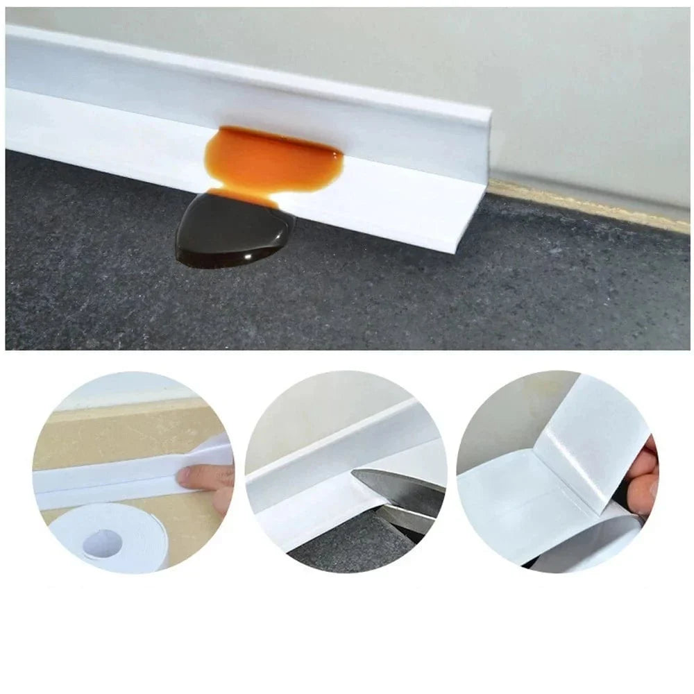 Ruban d'étanchéité adhésif pour salle de bain et cuisine