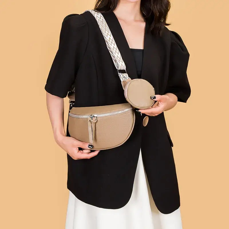 Sac Banane Cuir Femme