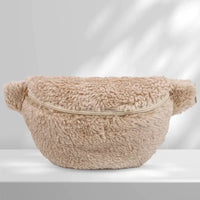 Sac Banane Femme Moumoute Beige