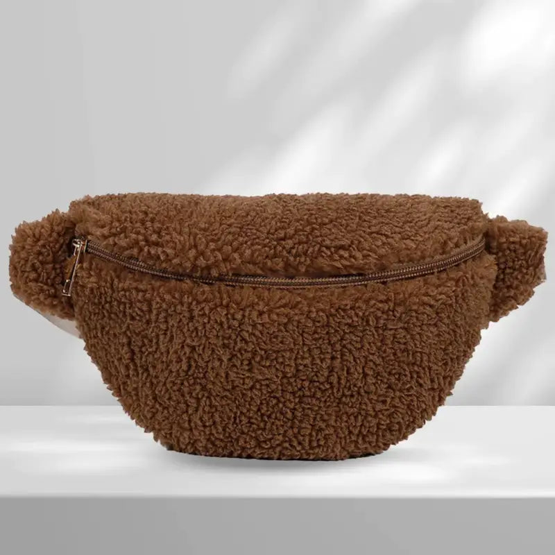 Sac Banane Femme Moumoute Marron