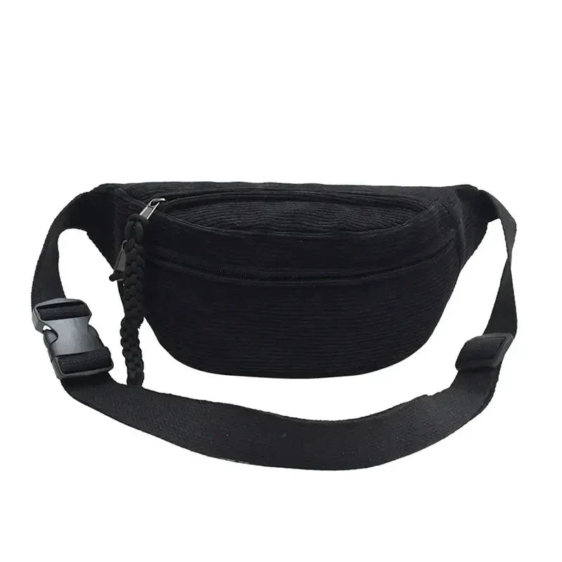 Sac Banane Velours Femme