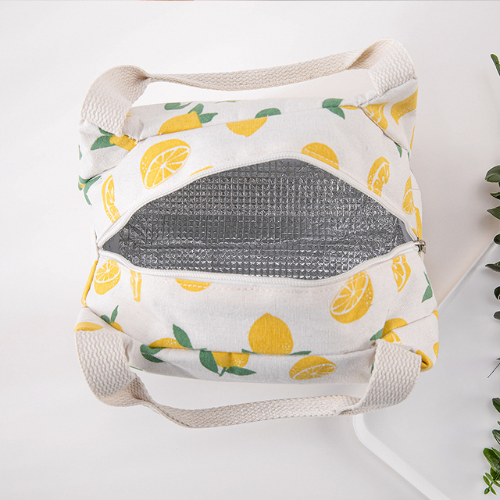 Sac Isotherme Repas Citron Jaune