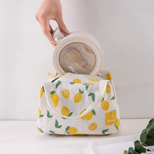 Sac Isotherme Repas Citron Jaune
