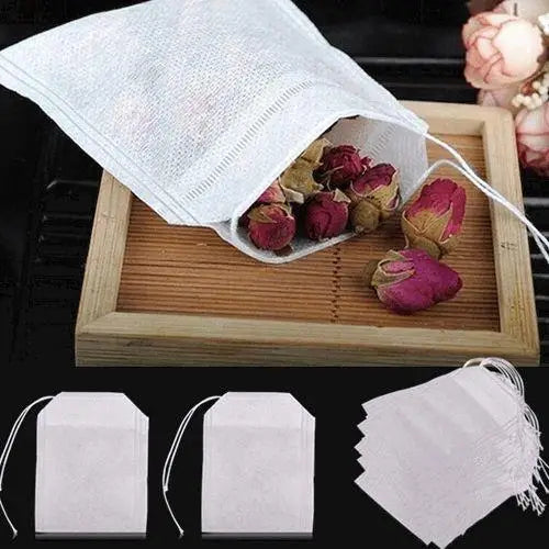 Sachet de Thé en tissu écologique (SET de 50 pièces)