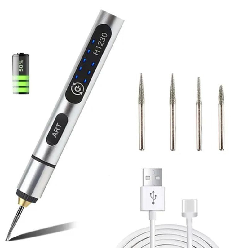 Stylo gravure électrique sans fil