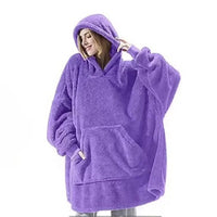 Poncho polaire d'intérieur